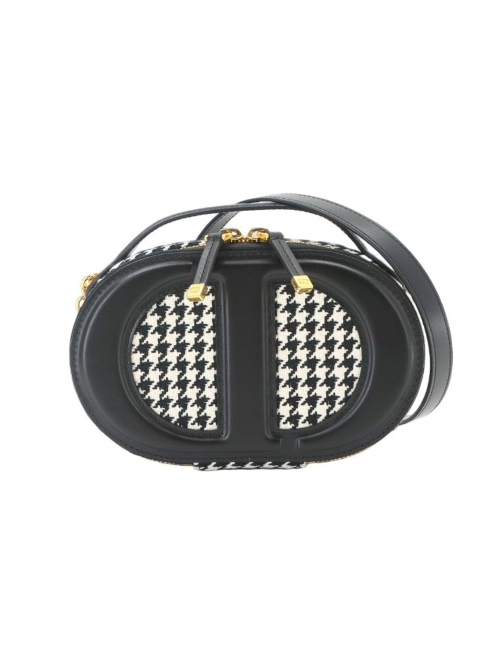 Dior CD Signature Oval Camera Bag Shoulder Canvas Leather